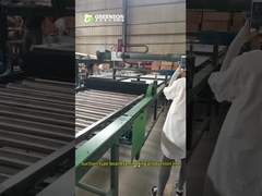 Garis produksi laminasi papan jenis sedotan