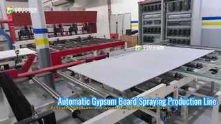Lini Produksi Penyemprotan Papan Gipsum Otomatis