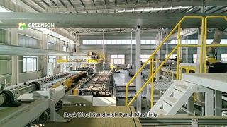 Mesin Panel Sandwich Rock Wool