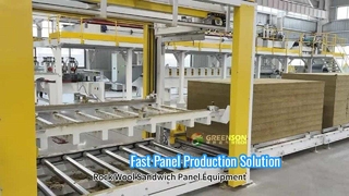 Mesin Panel Sandwich Rock Wool Otomatis