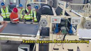 Mesin Laminating Papan Gipsum Dua Sisi