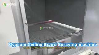 Mesin Penyemprotan Papan Plafon Gypsum