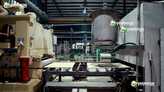 Peralatan Produksi Papan Plafon Palsu Serat Mineral