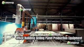 Lini Produksi Ubin Langit-Langit Serat Mineral Turnkey