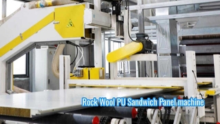 Lini produksi Panel Sandwich Rock Wool PU
