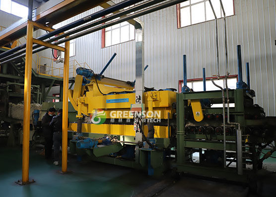Harga yang bagus 50-200mm Ketebalan Jalur Produksi Mineral Rock Wool dengan kapasitas 10000-50000 ton/tahun dan ketahanan api Kelas A1 on line