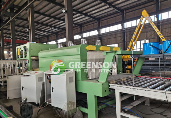 Harga yang bagus Proses Produksi Otomatis Mesin Wol Batu Output Tinggi Untuk Ketebalan 50-200mm on line