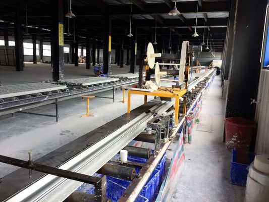 Harga yang bagus Tipe Ekonomi Gipsum Cornice Manufacturing Line Produksi Mesin on line