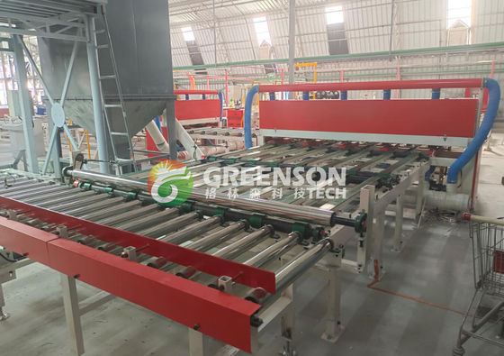 Harga yang bagus Kapasitas kecil Gypsum Papan Papan Papan Mesin Gypsum Laminating Machine on line