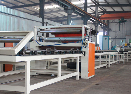 Harga yang bagus Mesin Laminasi Sepenuhnya Otomatis Dilaminasi PVC Untuk Dua Sisi Papan Gipsum on line