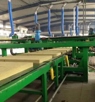 Harga yang bagus Customizable Automatic Rock Wool Production Line with 380V/50Hz Power Supply and 1 Year Warranty for 30-150mm Panel Thickness on line