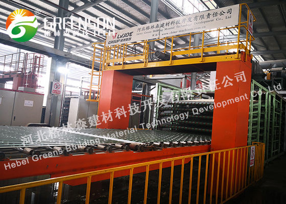 Tinggi Efisien Mineral Fibre Ceiling Board Line Produksi Dengan Isolasi Panas