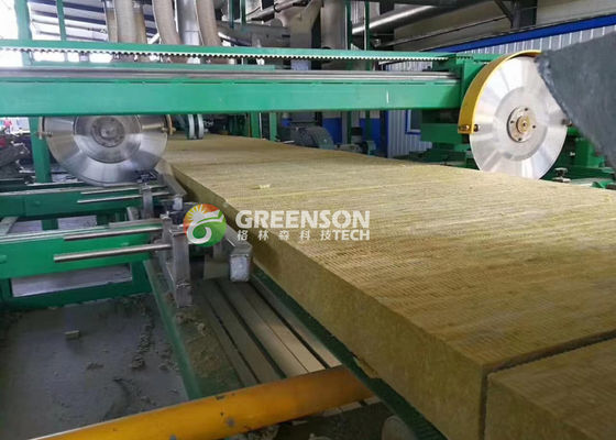 Mesin produksi batuan wol otomatis