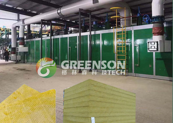 Batch Melting Process Mineral Wool Production Line 380v/50hz Power Supply Opsi yang dapat disesuaikan