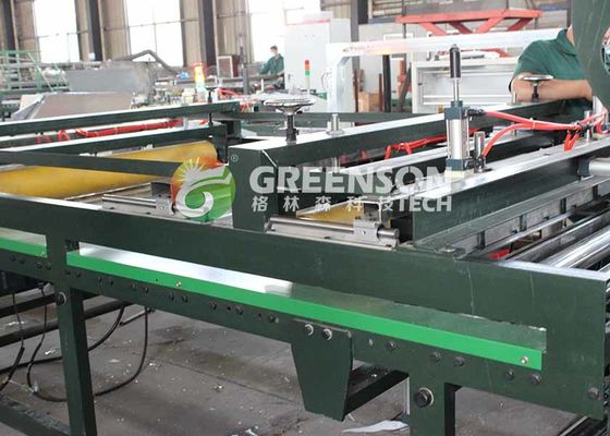 Harga yang bagus Kapasitas kecil Gypsum Papan Papan Papan Mesin Gypsum Laminating Machine on line