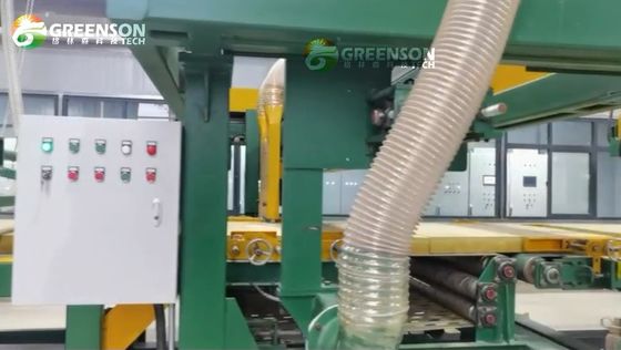 Baris produksi papan wol mineral yang dapat disesuaikan untuk lebar papan 1200-2400mm dan panjang papan tak terbatas