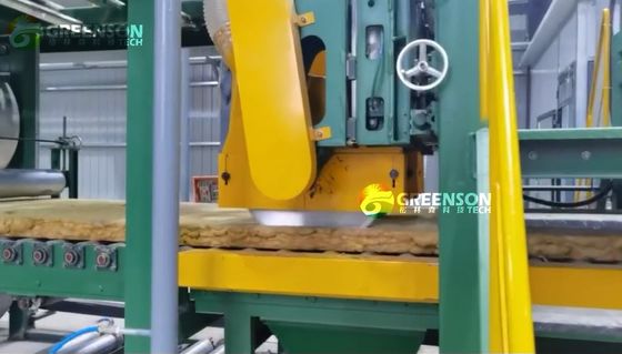 Panel Wol Mineral Basalt Wool Board Machine Jalur Produksi Wol Batu