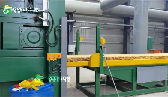 80-200kg/m3 Densitas Bahan Baku Jalur Produksi Wol Batu Dengan Teknologi Kontrol PLC Canggih