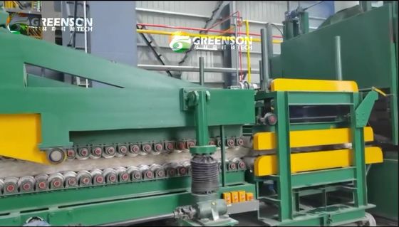 10-15 Meter Per Menit Kecepatan Barisan Produksi Papan Wol Mineral