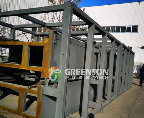 Lini Produksi Rock Wool yang Disesuaikan dengan Panjang 1200mm-2400mm, Kontrol PLC, dan Kapasitas Tahunan 30000-60000 Ton