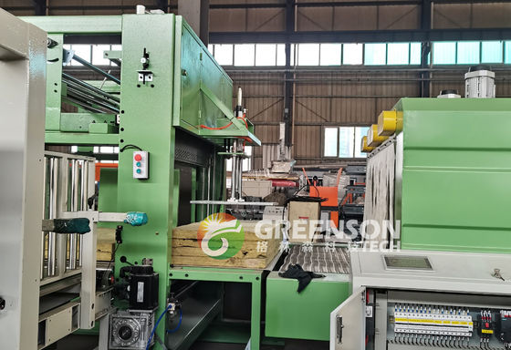 1.2 Meter Lebar Papan Tembok Lini Produksi Panel Rock Wool