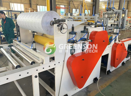 Mesin pembuatan ubin plafon gipsum otomatis dengan kontrol PLC