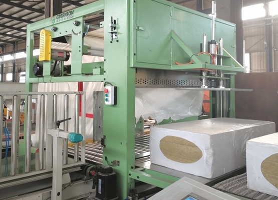 Garis produksi panel wol batu otomatis dengan kontrol PLC