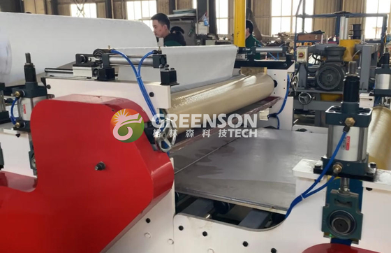 Harga yang bagus Pemasok Mesin Laminasi Ubin Plafon Gypsum PVC, Mesin Laminasi Vinyl Papan Gypsum on line