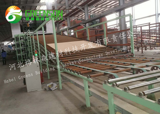 Drywall Mineral Wool Board Line Produksi Untuk Panel Partisi Api