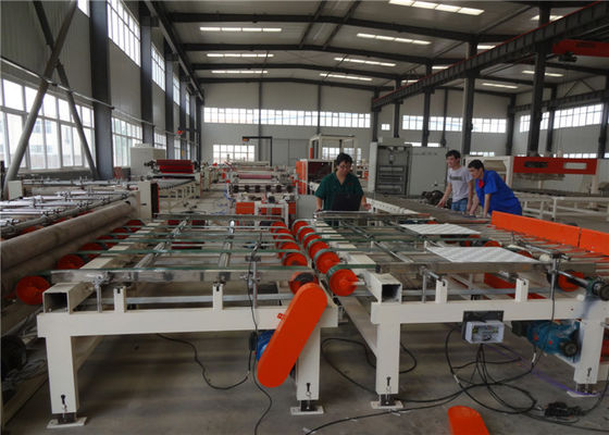 Dua Sisi Otomatis Tahan Minyak PVC Film papan Gipsum mesin Laminasi