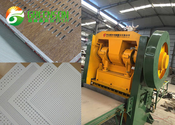 Harga yang bagus Gypsum Board Mesin Pembuatan Lembaran Berlubang Untuk Plafon Dan Hiasan Dinding on line