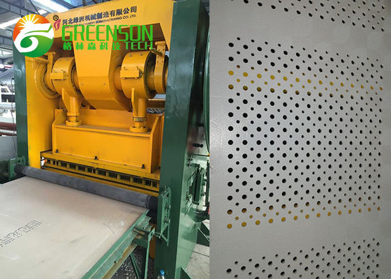Penuh Mesin Perforasi Lembar Otomatis Papan Gipsum Mesin Lubang Hidrolik Menekuk