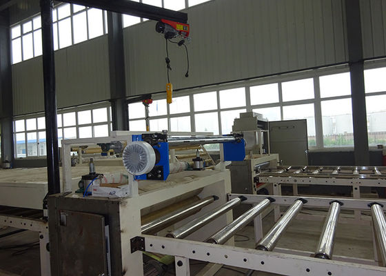 Dua Sisi Sheetrock Mesin Laminating Vinyl Dengan Pengumpan Otomatis / Unloader