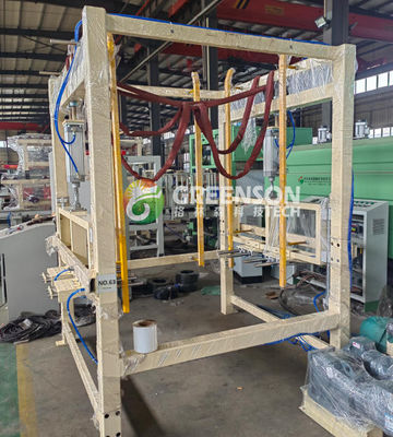 Harga yang bagus Mesin laminasi film PVC penuh otomatis berkecepatan tinggi dengan sistem PLC untuk jalur laminasi papan gipsum 1300mm Laminasi efektif dan kecepatan 3-15m / min disesuaikan on line