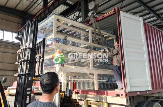 Harga yang bagus Mesin pembuatan ubin langit-langit 2x2 dengan sistem PLC dan kapasitas 2-6 juta meter persegi/tahun on line