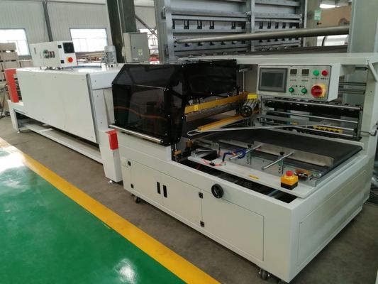 Thermoplastic Heat Shrink Packing Machine Untuk Gypsum Palsu Ceiling Tiles