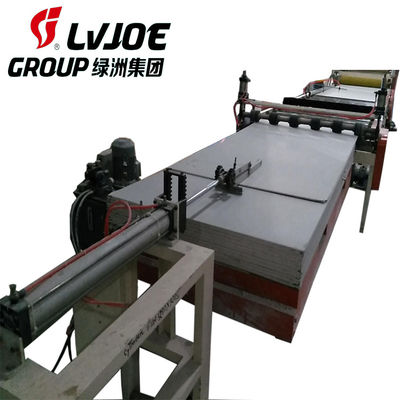 Harga yang bagus Dekorasi Interior Gypsum Ceiling Tile Line Produksi PVC Laminated Gypsum Board Machine on line