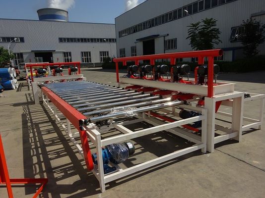 Ekonomi PVC Laminated Gypsum Board Cutting Machine Dengan 600 * 600mm Yield