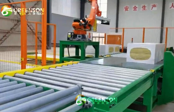 Harga yang bagus Lini Produksi Serat Basalt Terkendali PLC dengan Lebar 1,2 Meter dan Panjang Papan Tak Terbatas untuk Manufaktur Rock Wool on line