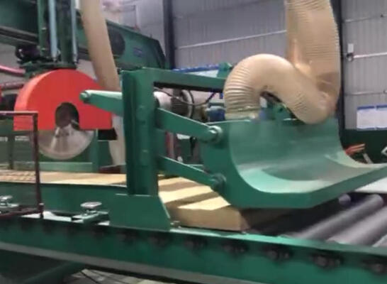 Harga yang bagus Lini Produksi Wol Batu Pengawetan Suhu Tinggi Terkendali PLC dengan Kepadatan Bahan Baku 80-200kg/m3 on line