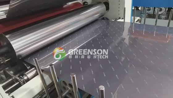 Mesin Laminasi Sepenuhnya Otomatis dengan Kecepatan Produksi 5-17m/menit, Lem Panas PUR, dan Ketebalan Pelat 3-40mm