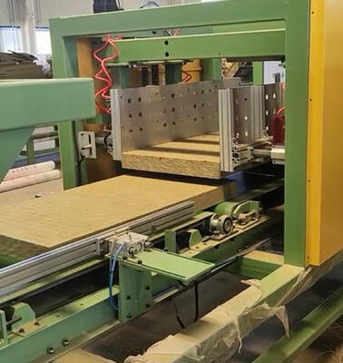 Harga yang bagus Jalur Produksi Wol Mineral Papan Wol Batu Gas Alam yang Dikendalikan PLC untuk Ketebalan Papan Wol Mineral 30-200mm on line