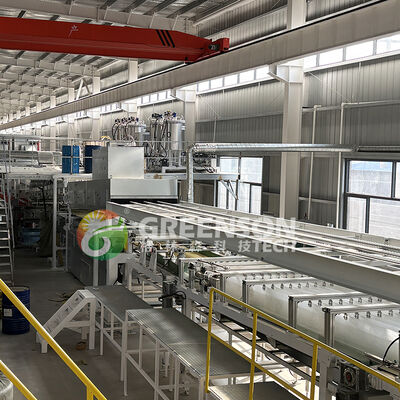 Harga yang bagus Mesin Pembuat Panel Sandwich Wol Batu Sepenuhnya Otomatis Efisiensi Tinggi untuk Pengoperasian Mudah dalam Aplikasi Atap dan Dinding on line