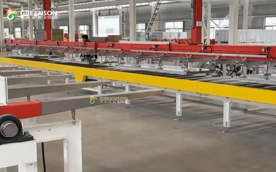 Harga yang bagus Lini Pembuatan Panel Sandwich Wol Batu Tahan Api Untuk Bangunan Pracetak on line
