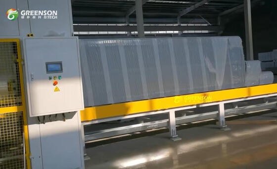 PUF PIR PU Rock Wool Sandwich Panel Machine Line Produksi dengan 3-15m/min Kecepatan disesuaikan 40-300mm Ketebalan dan 950-1200mm Lebar