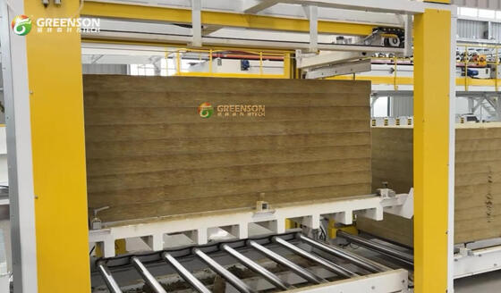 Harga yang bagus Proyek Lini Produksi Panel Sandwich Turnkey Rock Wool on line