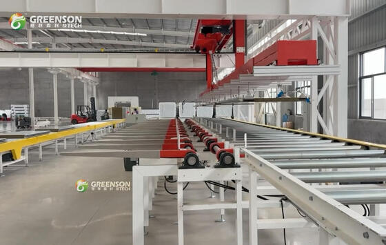 Harga yang bagus Full-Automatic Stable Running Customizable Rock Wool Sandwich Panel Line Produksi untuk papan wol mineral berkualitas tinggi on line