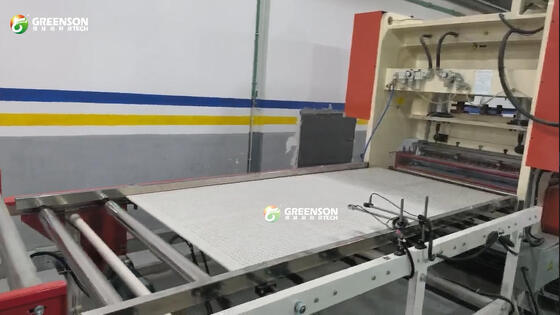 Harga yang bagus 160 Ton Tekanan 11 KW Kekuatan Mesin Pengeboran Papan Gipsum dengan Garansi 1 Tahun on line
