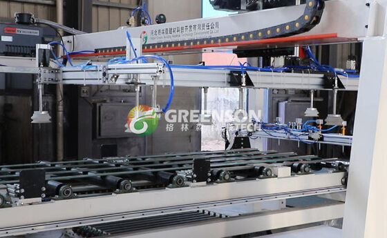 Harga yang bagus Mesin pemotong strip papan gipsum otomatis untuk pemotongan bebas debu 100mm lebar slats on line