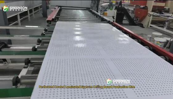 Garis Pelapis Semprot Eternit Otomatis untuk Finishing Cat Berbasis Air Ubin Plafon Gipsum Berlubang